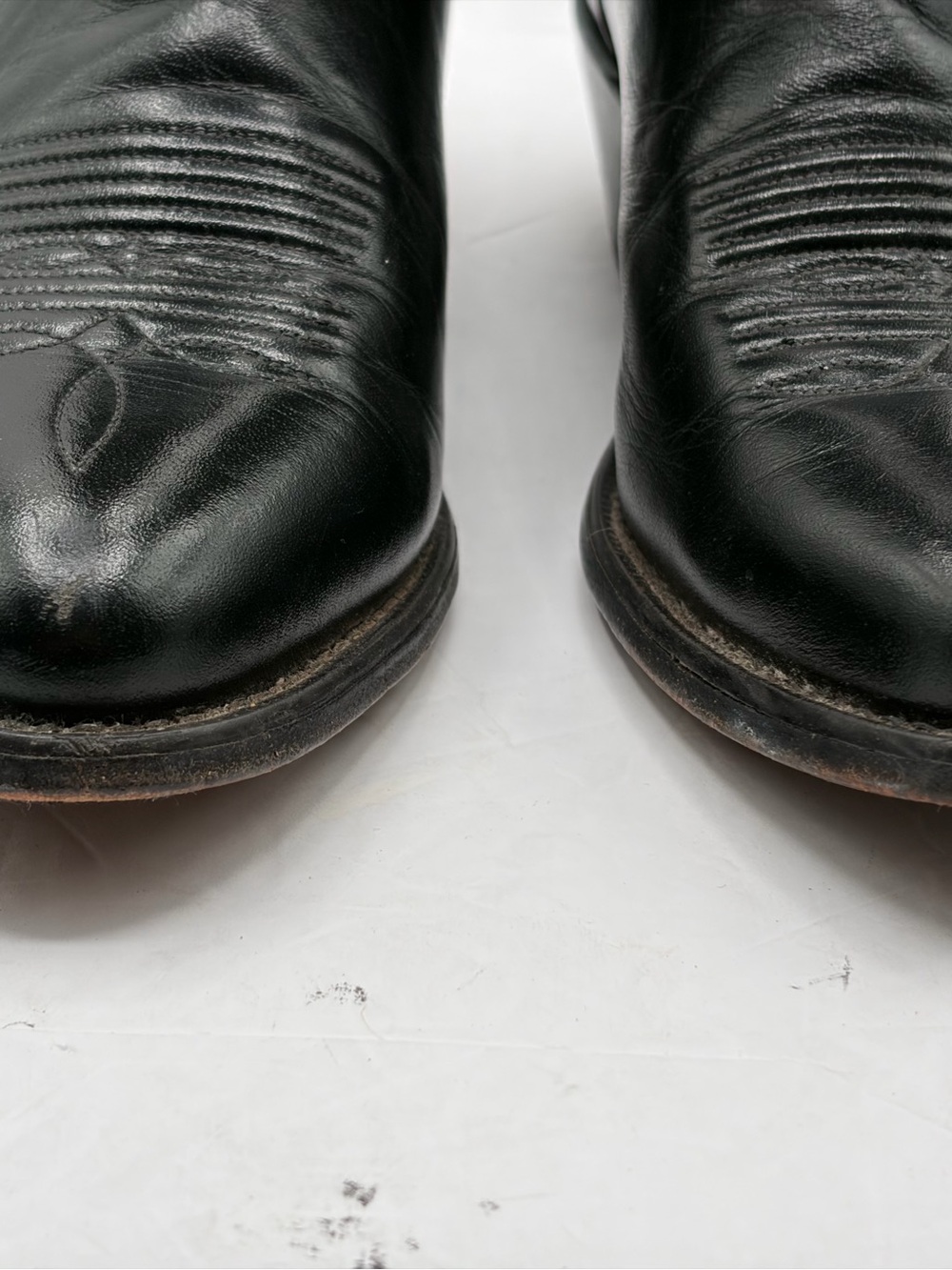 Vintage Tony Lama Boots Cowboy Western Size 7 M women's style 1972 - Picture 9 of 16
